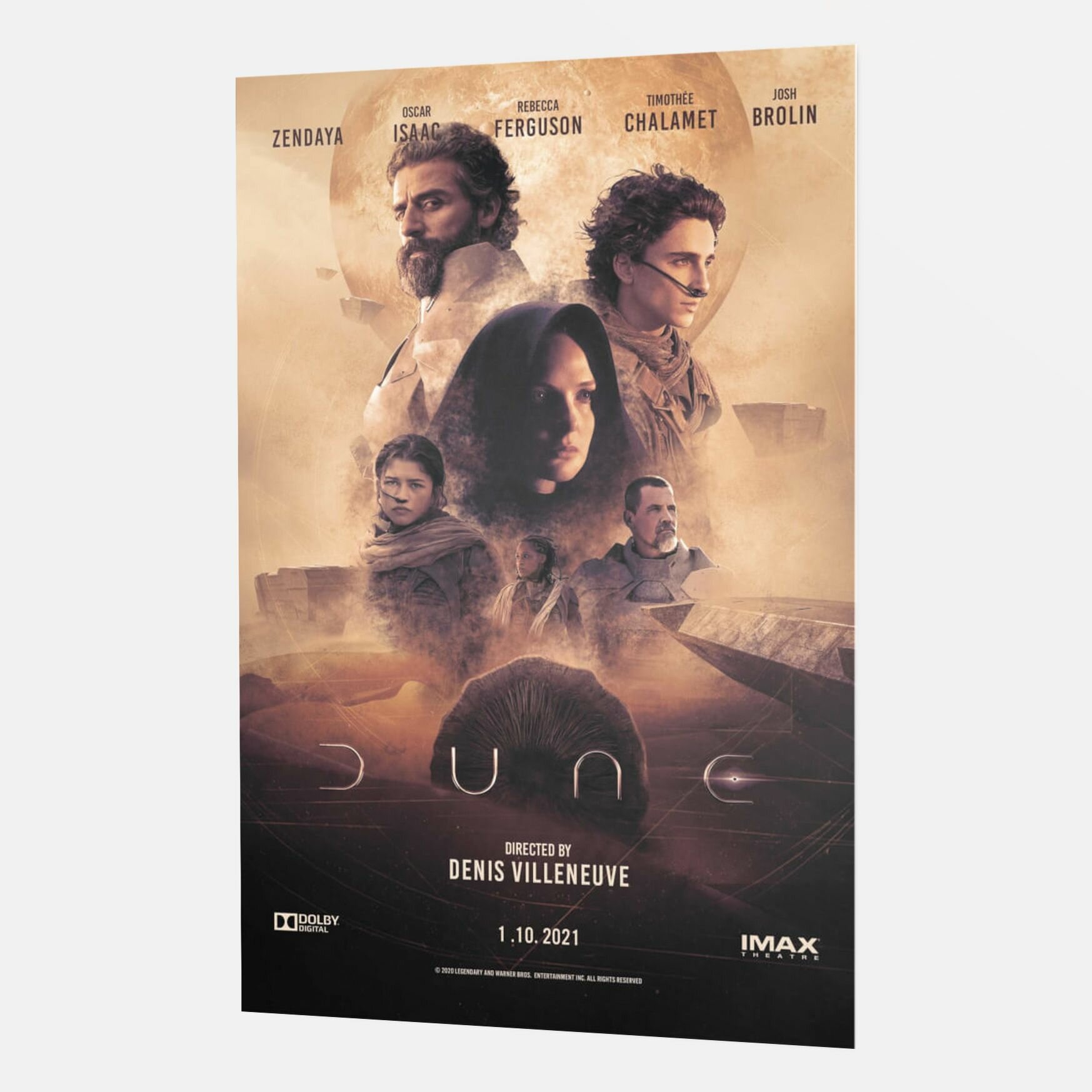 Постер (плакат) на стену по фильму Дюна 40x60 см. от Poster4me
