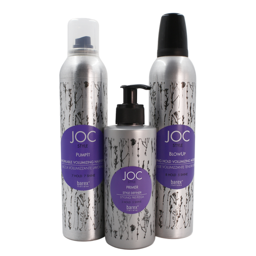 Набор для придания объема Joc Style Barex лак 300 мл мусс 300 мл праймер 200 мл 6549₽