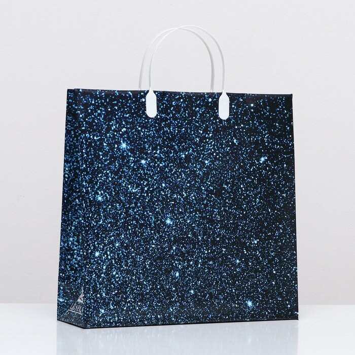 Пакет "Звездное небо" мягкий пластик 30 х 30 см 120 мкм