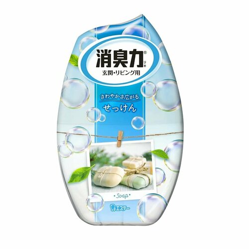 Освежитель воздуха для дома ST SHOSHURIKI с ароматом мыла, 400 мл голубой