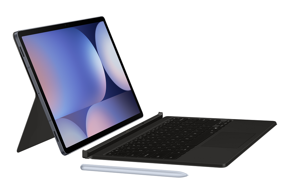 Чехол-обложка с клавиатурой Samsung Tab S9+/S9FE+/S10+ EF-DX825UBRGRU чёрный