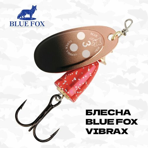 Блесна вращающаяся Blue Fox Vibrax Flake, №3, 8 гр, #CBRF
