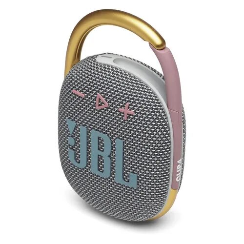 Колонка портативная JBL Clip 4, 5Вт, серый [jblclip4gry]