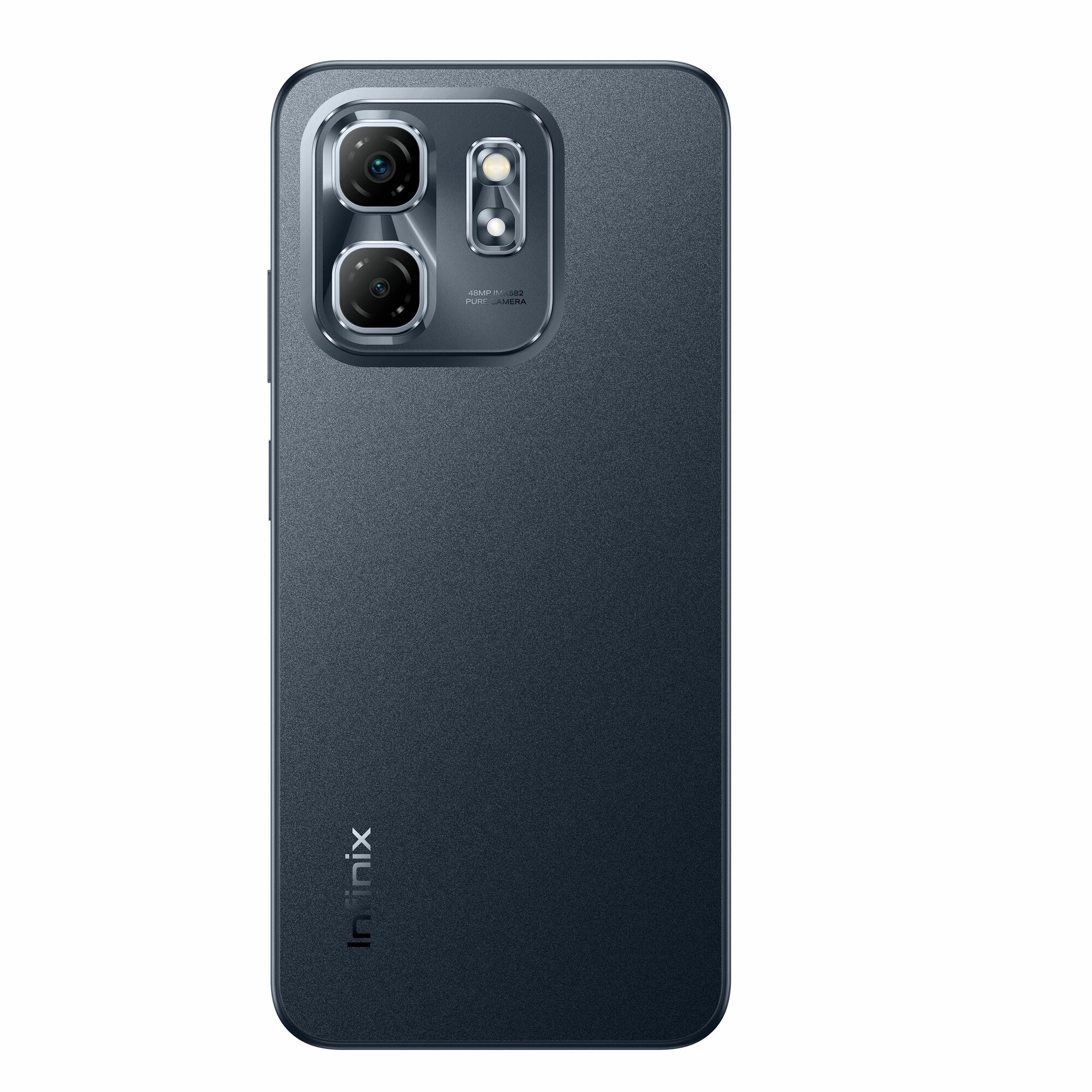 Смартфон Infinix HOT 50i, 6/128 GB, 2 nano-SIM, NFC, черный, Ростест — фото 1