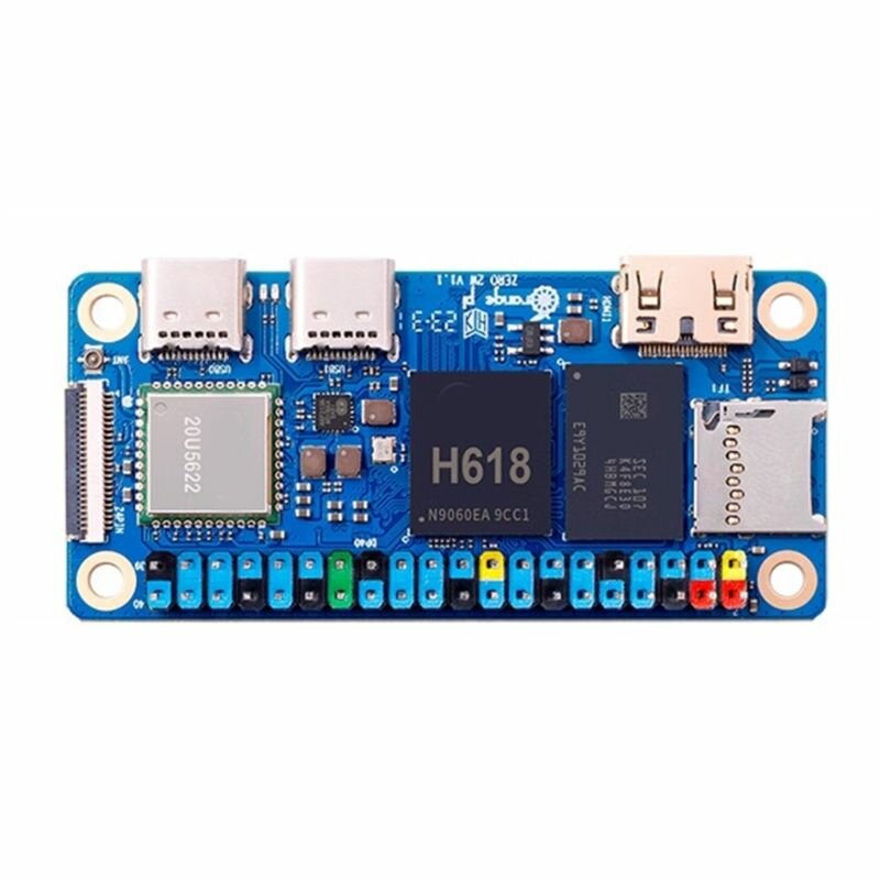 Для OrangePi Zero2W 2 ГБ 4 1 1,5 H618 QuadCore Cortex A53 Мини-ПК Поддержка WiFi5 + BT5.0 Одноплатный Вт