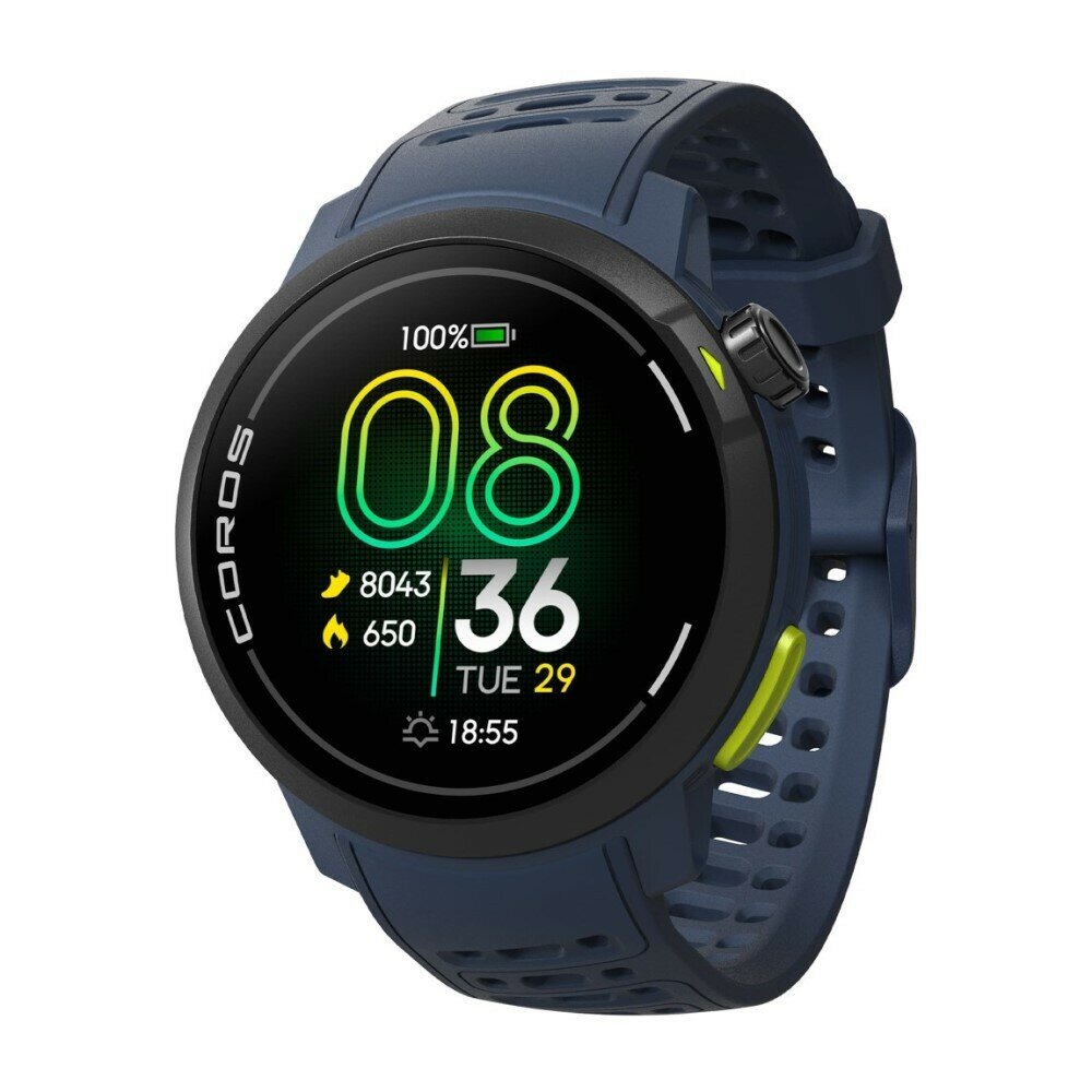 Умные спортивные часы Coros Pace Pro Blue с Amoled экраном, музыкой и топографическими картами