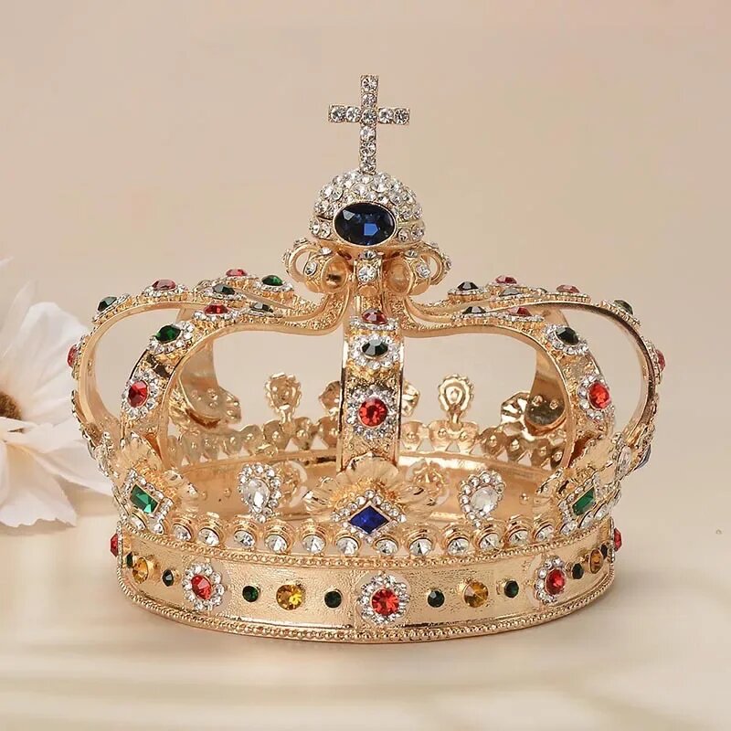 Королевская диадема со стразами
