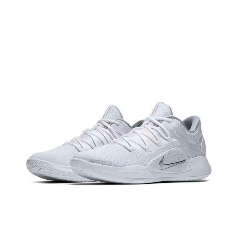 Кроссовки NIKE Hyperdunk, полнота F (EU)/ на среднюю стопу, размер 9US 8UK 42.5EU 41.5RU 27СМ, white/platinum — фото 1