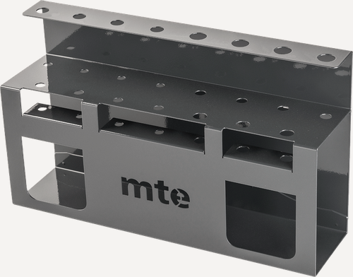 Изображение товара Кронштейн (держатель) отверток, габариты 310X100X185, для перфорированных панелей с квадратной перфорацией, mte