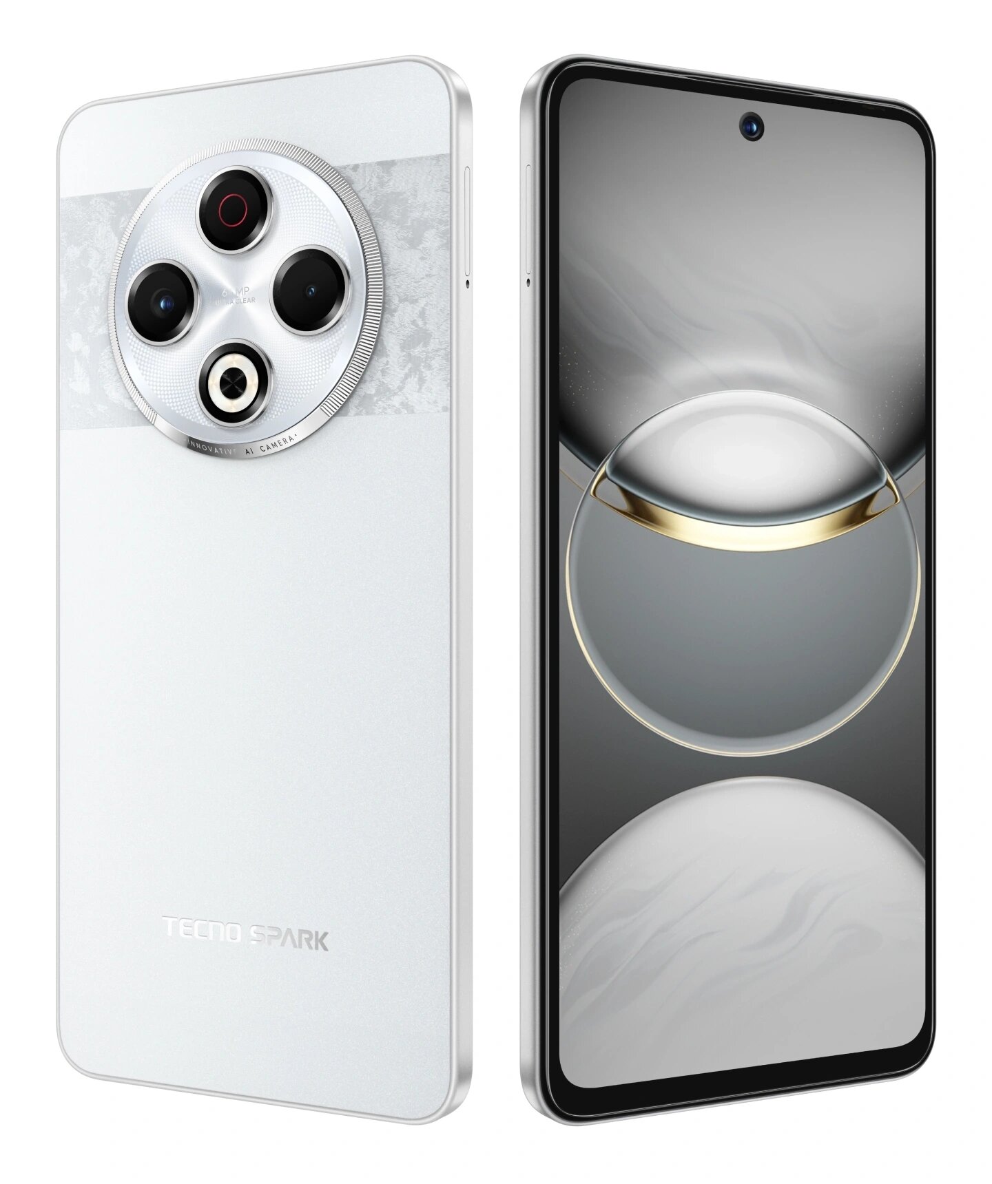 Смартфон TECNO SPARK 30 8/256 ГБ, White — фото 1