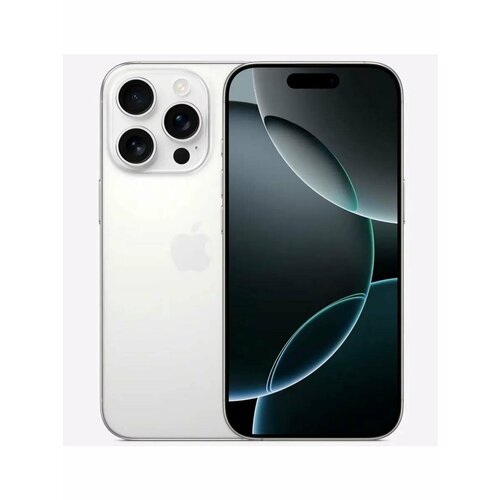 Смартфон Apple iPhone 16 Pro Max 512 ГБ Dual nano SIM eSIM White Titanium белый 165028₽