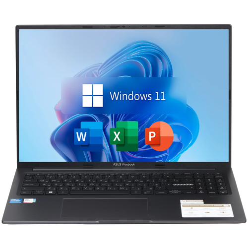 16 Ноутбук Asus VivoBook X16 IPS WUXGA Intel Core i5-13500H 12 ядер до 47 ГГц RAM 32 ГБ SSD 1 ТБ Intel Iris Xe Graphics Windows 11 Pro Office 2021 Pro Plus Русская раскладка 8749300₽
