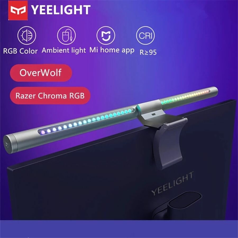 Изображение Настольный светильник Лампа для монитора Yeelight Pro YLTD003 Защита глаз Цветной RGB