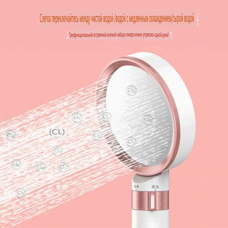 Душевые Лейки Xiaomi Лейка для душа Xiaomi DXHS004-1, очищающая вода, 2 режима струи, квадратной формы