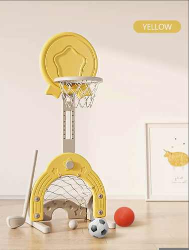Изображение товара Стойка баскетбольная Perfetto sport Гольф PS-074-Y жёлтый