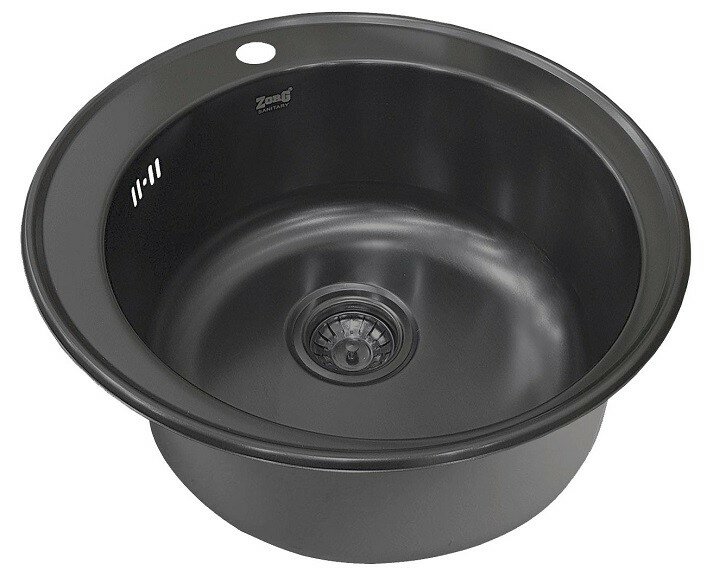Кухонная мойка ZorG Inox SZR-510/205 GRAFIT Inox SZR-510/205 GRAFIT нержавеющая сталь встраиваемый