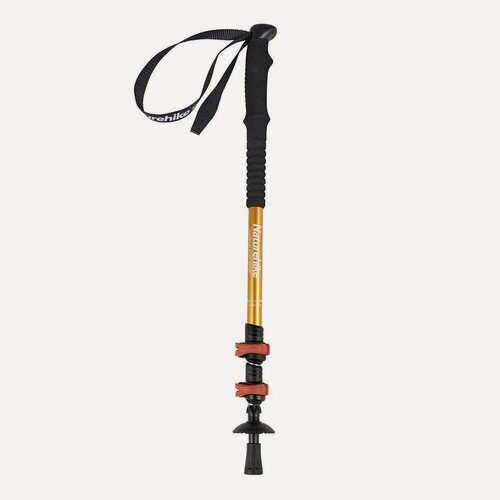 Изображение товара Палка Треккинговая Naturehike ST01 6061 AL NH17D001-Z с 3 узлами женская 57-120 золотой