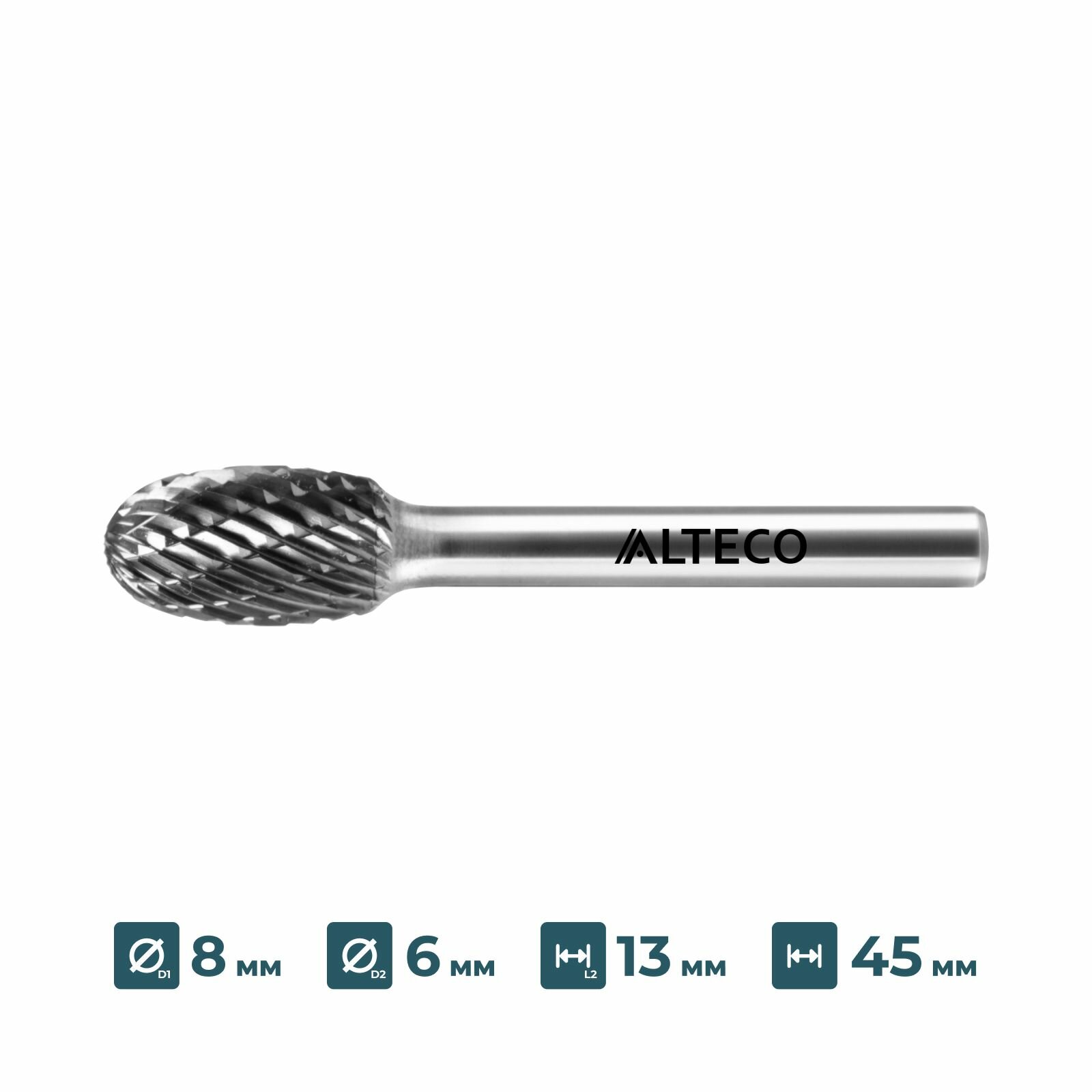 Борфреза по металлу E 0813 6 MX ALTECO