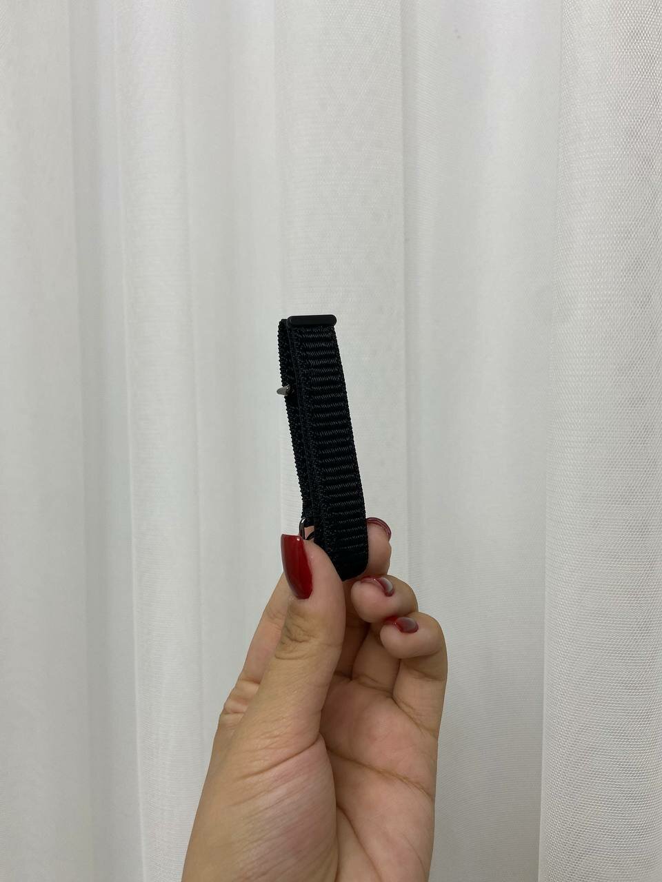 Ремешок для умных часов Xiaomi Mi Band 8/9 nike, тканевый, нейлоновый , черный