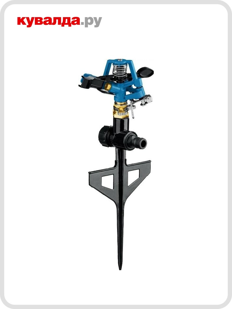 Дождеватель импульсный GRINDA RB-P proline 490 м2 полив на пике металлический