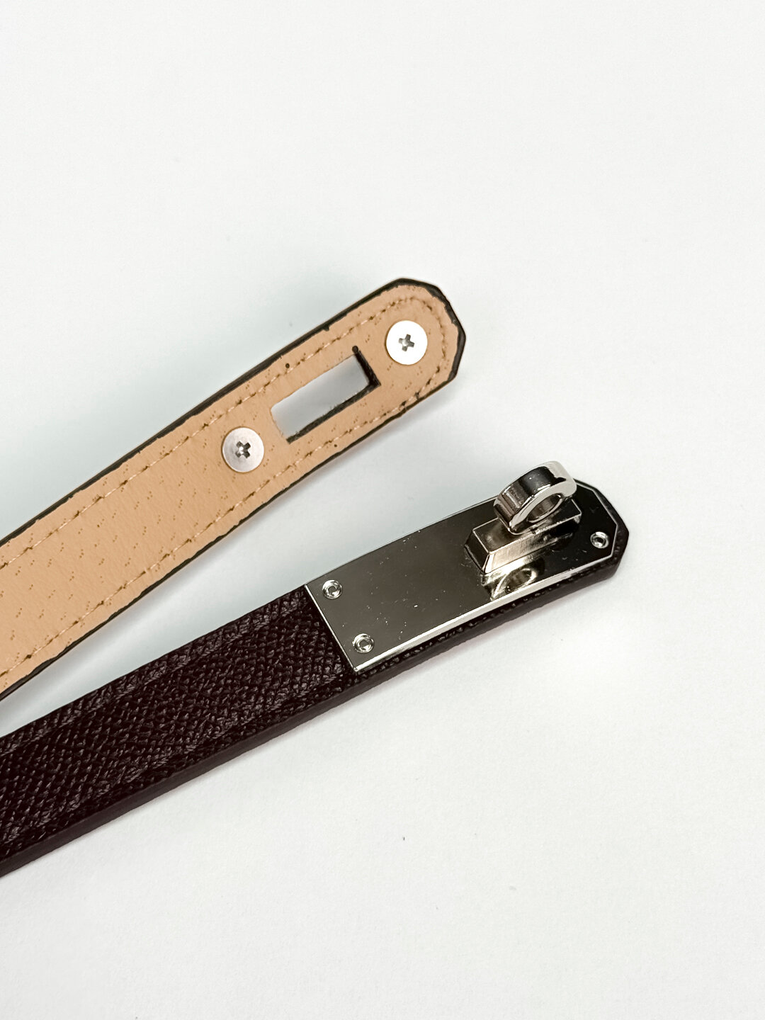 Ремень  для женщин, темно-коричневый — фото 1