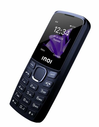Кнопочный телефон INOI 240 Modern 4G, Bluetooth, экран 1.8", синий — фото 1