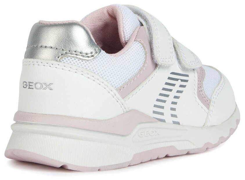 Кроссовки GEOX, размер 27, белый/розовый — фото 1