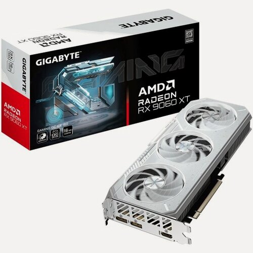 Изображение товара Видеокарта Gigabyte Radeon RX 9060 XT GAMING OC ICE 16G