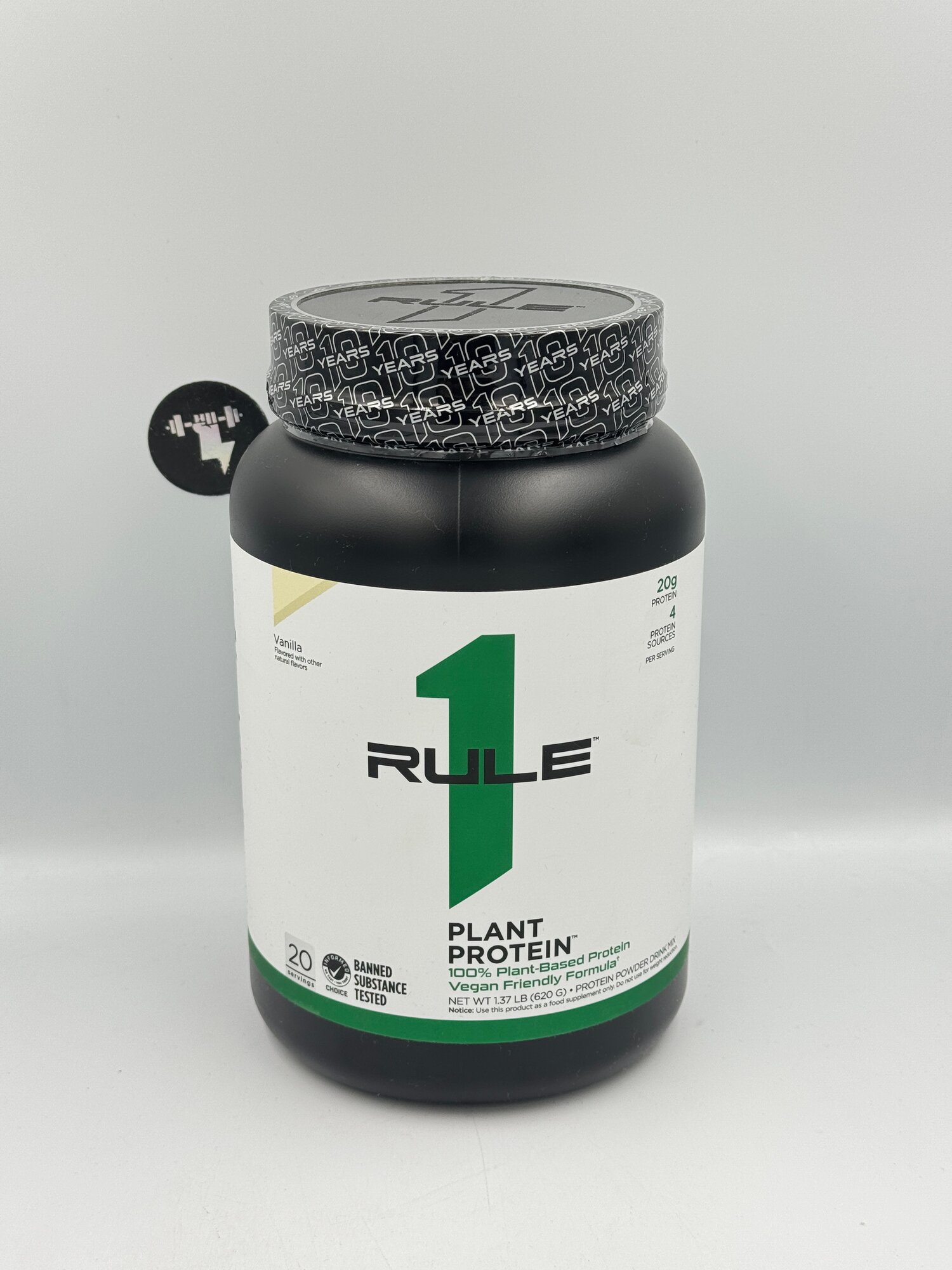 Rule1 Plant Protein Vegan PROTEIN 0,6kg вкус vanilla растительный белок ростительный