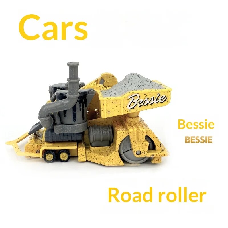 Металлическая машинка Disney Pixar Cars Bessie the Road Roller 1