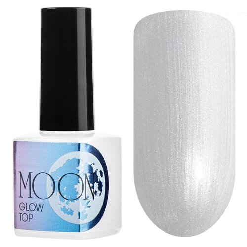 Irisk Professional Верхнее покрытие Moon Glow Top, 04 silver, 8 мл, 5 г irisk professional верхнее покрытие moon glow top 02 blue 8 мл