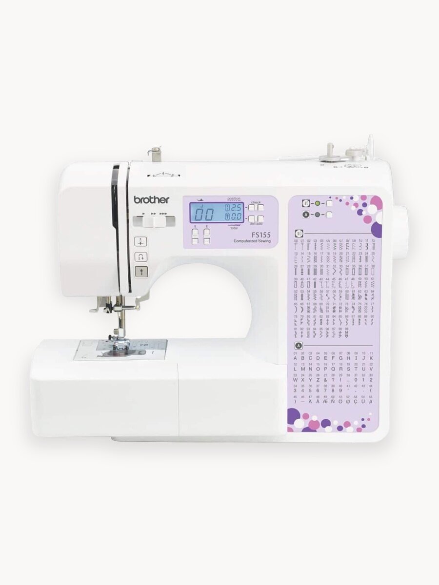 Швейная машинка Brother FS155, 100 операций, нитезаправитель, петля автомат. Японский производитель.