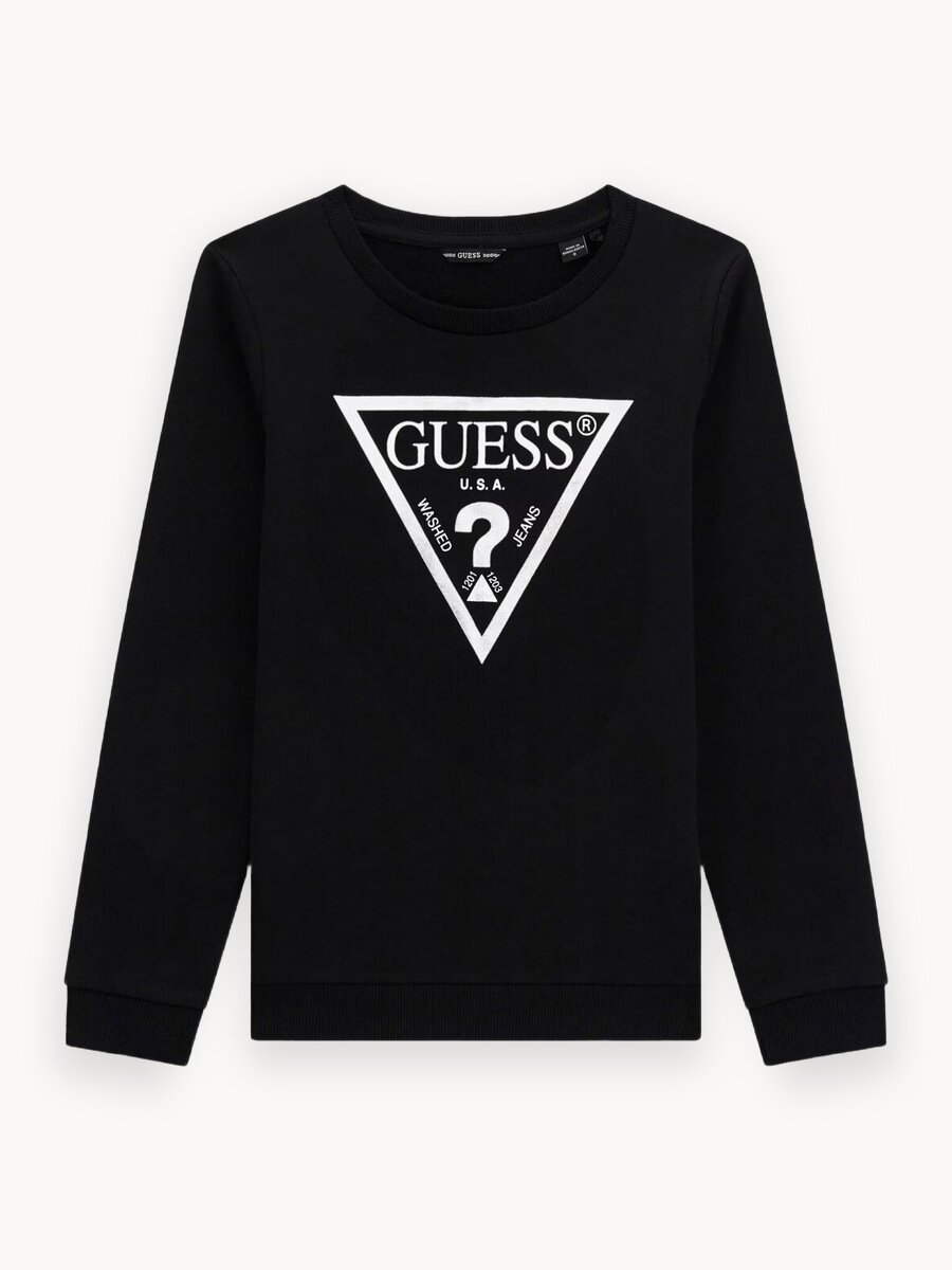 Свитшот GUESS, размер 8, черный
