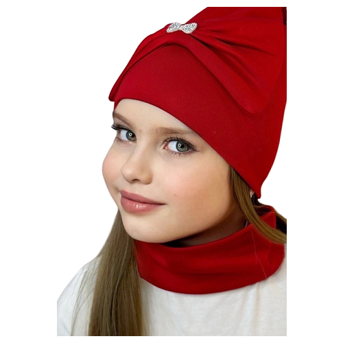 фото Шапка , размер 42, красный не определен