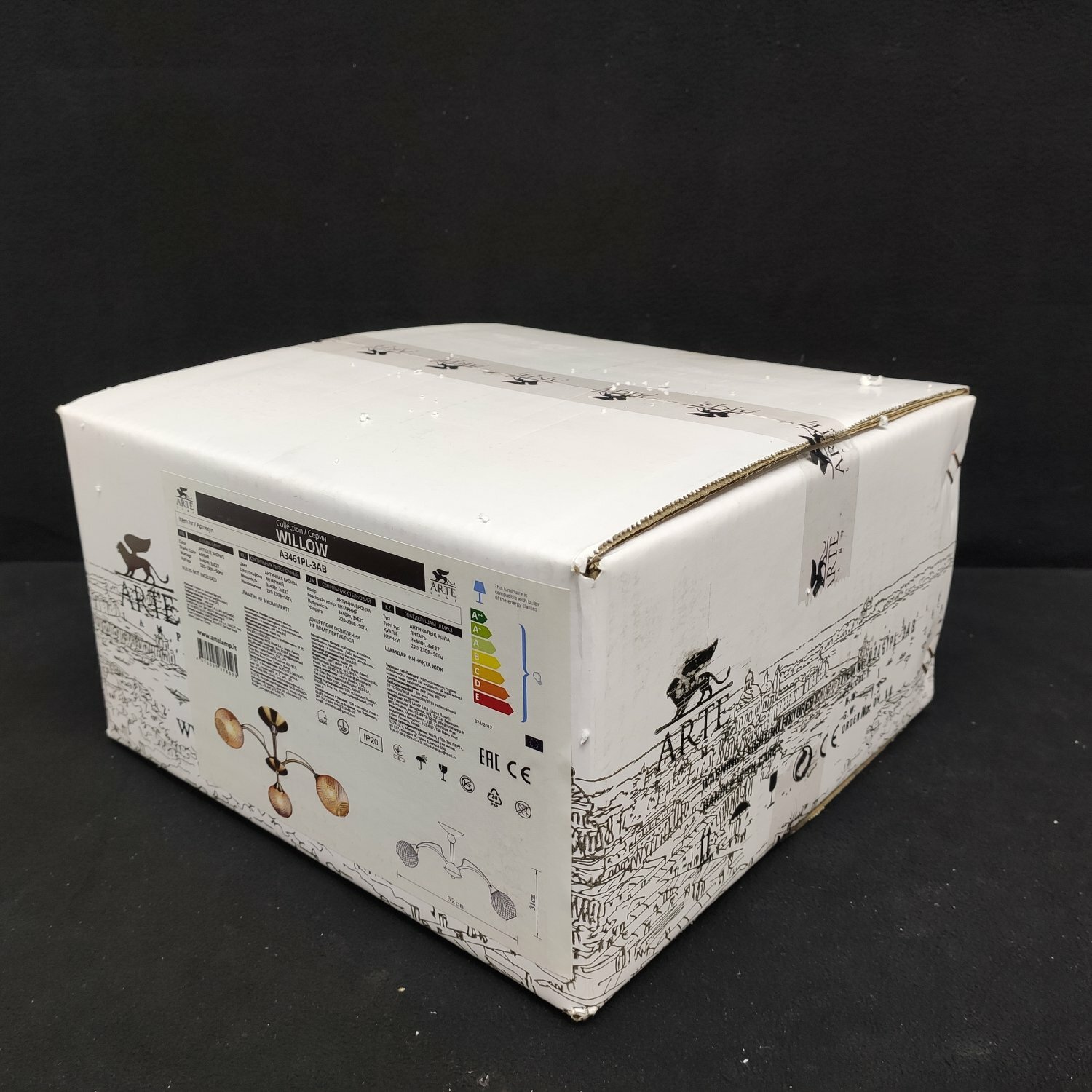 Люстра Arte Lamp WILLOW A3461PL-3AB - фото №13
