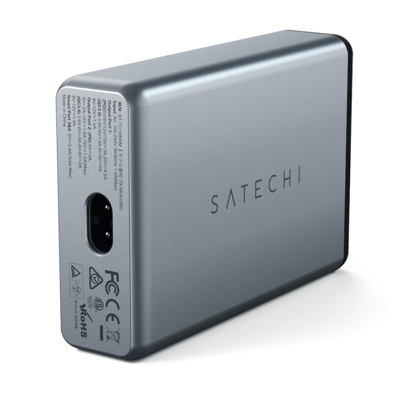 Сетевое зарядное устройство Satechi ST-TC108WM (Space Grey) - фото №16