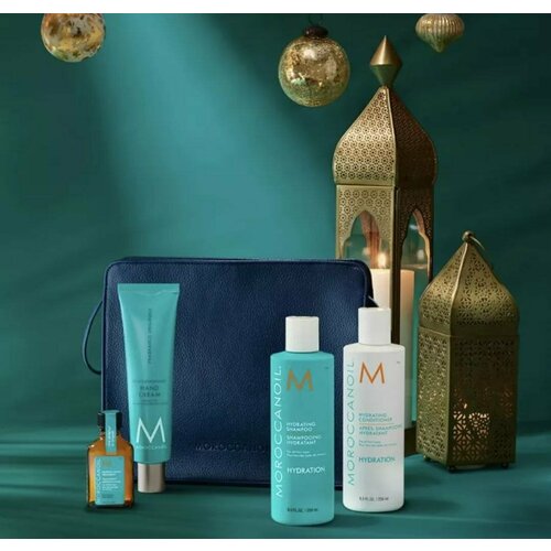 Набор для увлажнения волос LUMINOUS WONDERS HYDRATION Moroccanoil набор для объема волос luminous wonders volume moroccanoil