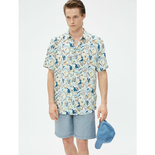 фото Шорты koton, размер 52, синий