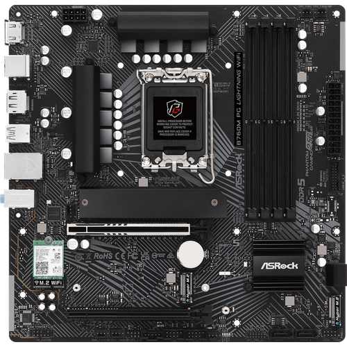 Материнская плата ASRock B760M PG LIGHTNING WIFI 1937000₽