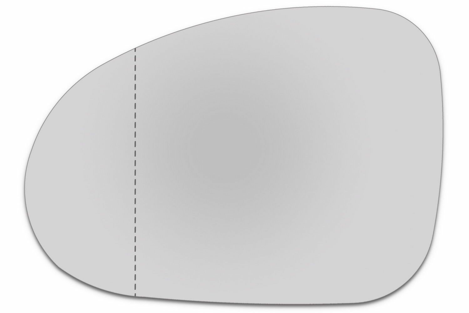 Элемент зеркала DAEWOO Matiz c 1998 по 2011 левый асферический без обогрева 21239801