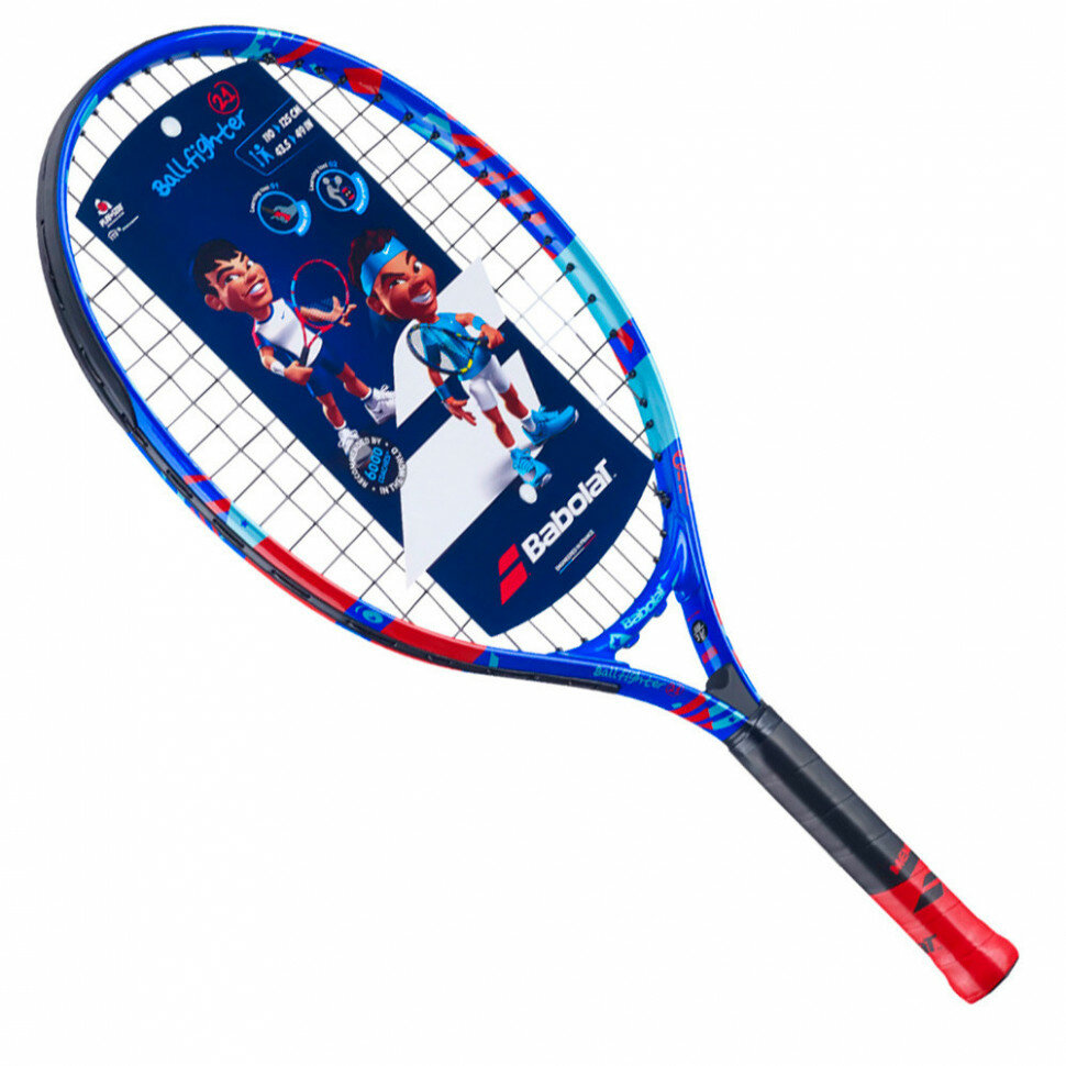 Ракетка для большого тенинса детская BABOLAT Ballfighter 21 Gr000, для 5-7лет, сине-красный