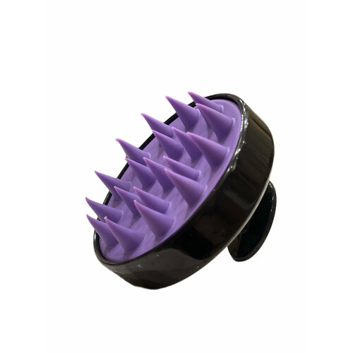 Щетка массажная для головы и мытья волос черная 159₽