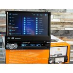 Автомагнитола Pervoi CTC-705, выдвижной экран, 7* дюймовый автомобильный плеер 1din- 2din, Bluetooth, FM - изображение