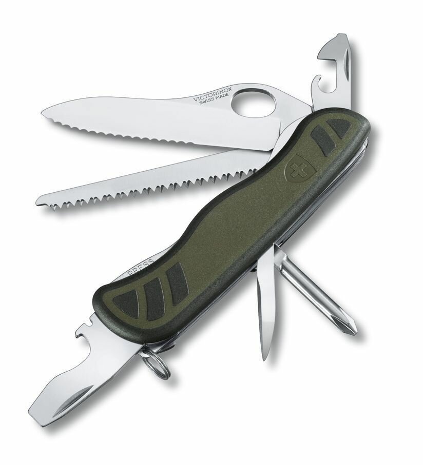 Нож перочинный Victorinox Spartan (1.3603.3B1) 91мм 12функций черный блистер - фото №11