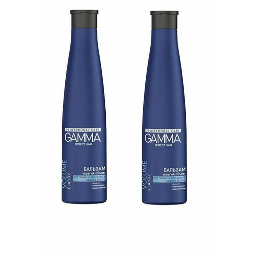 Gamma Perfect Hair Бальзам для тонких и лишенных объема волос,350мл, 2шт бальзам для тонких и лишенных объема волос упругий объем gamma perfect hair свобода 350мл