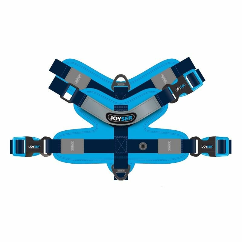 Joyser шлейка Walk Soft Harness для собак (L, Голубой) - фото №5