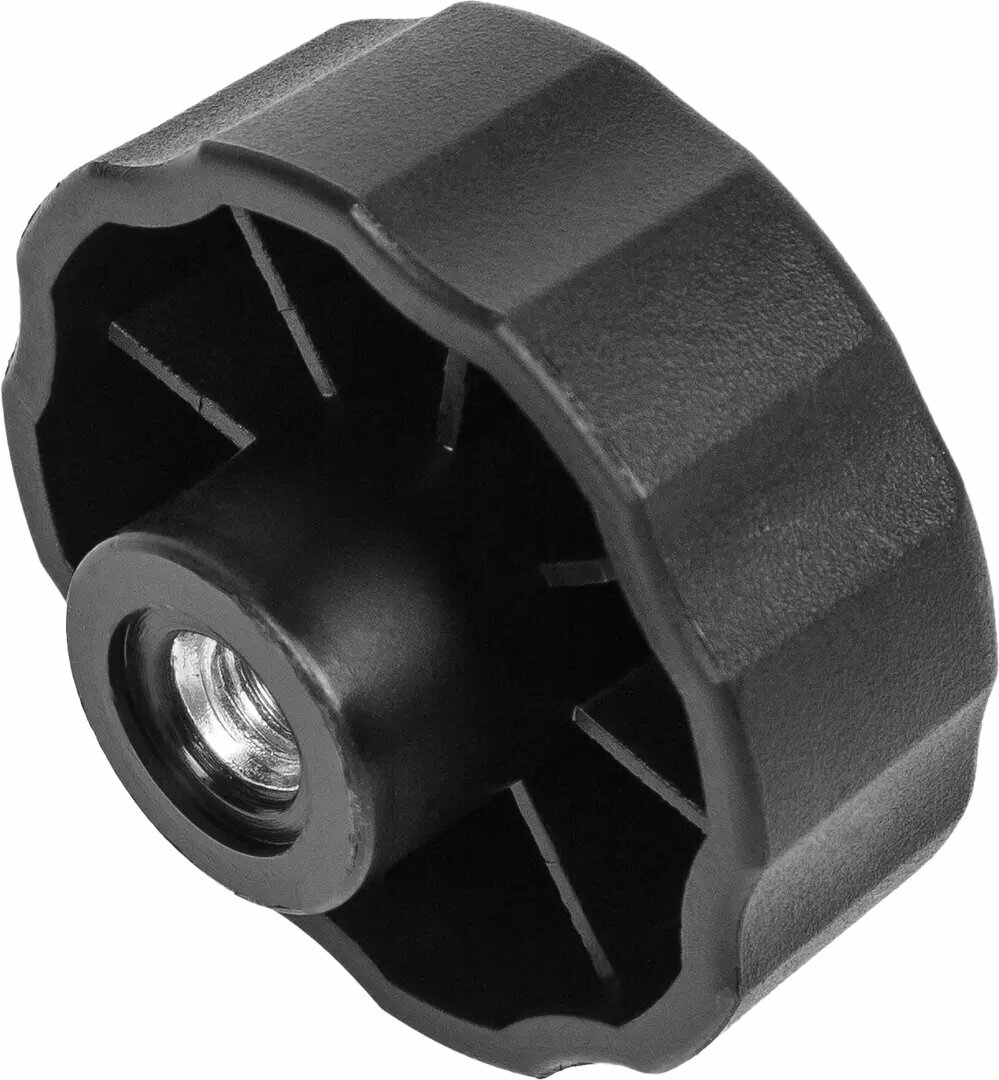 фото Барашек пластиковый с рукояткой Tech-Krep D42 М6 черный