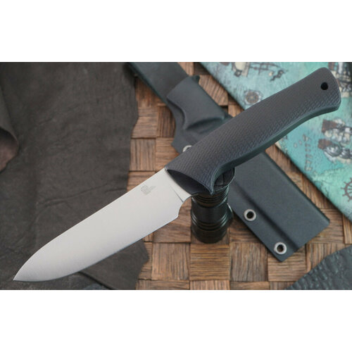 Нож-скиннер Owl Knife Ulula, сталь Bohler N690, рукоять черный G-10 нож owl knife canadian сталь bohler n690 рукоять желтый g 10