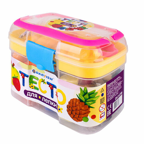 Darvish Набор теста для лепки TM Darvish Сундучок кирпичик 450₽