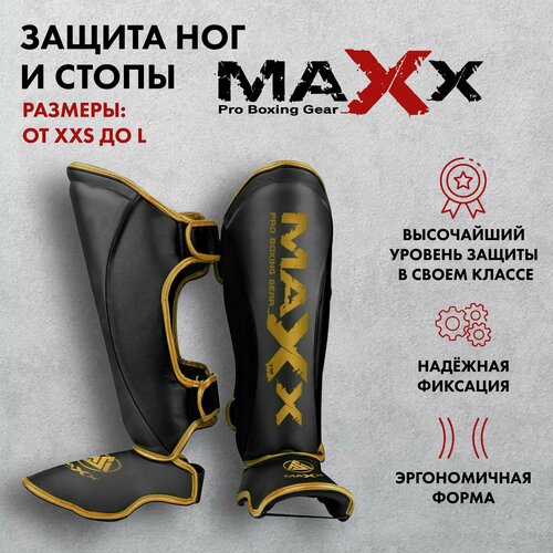 фото Защита голени и стопы agon pro maxx agon boxing